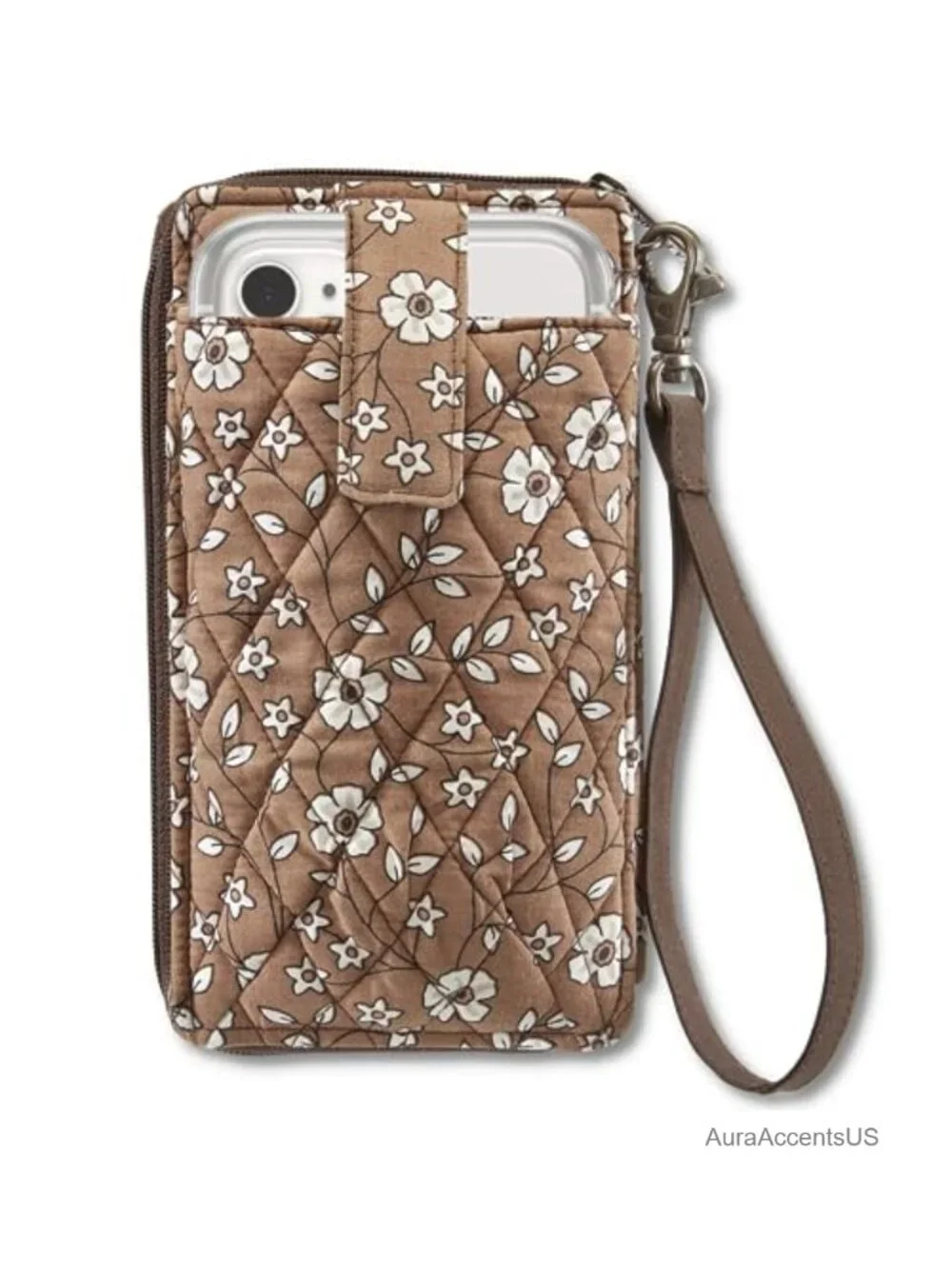 Cell Phone Wristlet Wallet with RFID Protection and 8 Card Slots